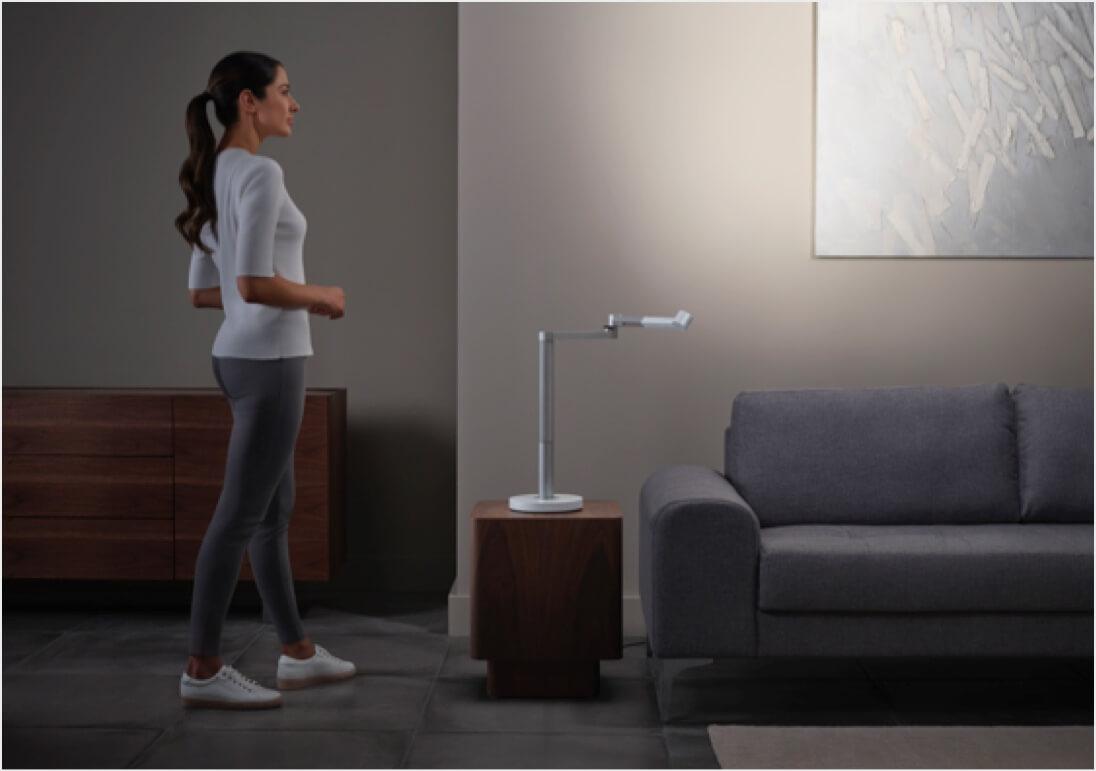 Dyson Lightcycle Morph™ light highlighting art